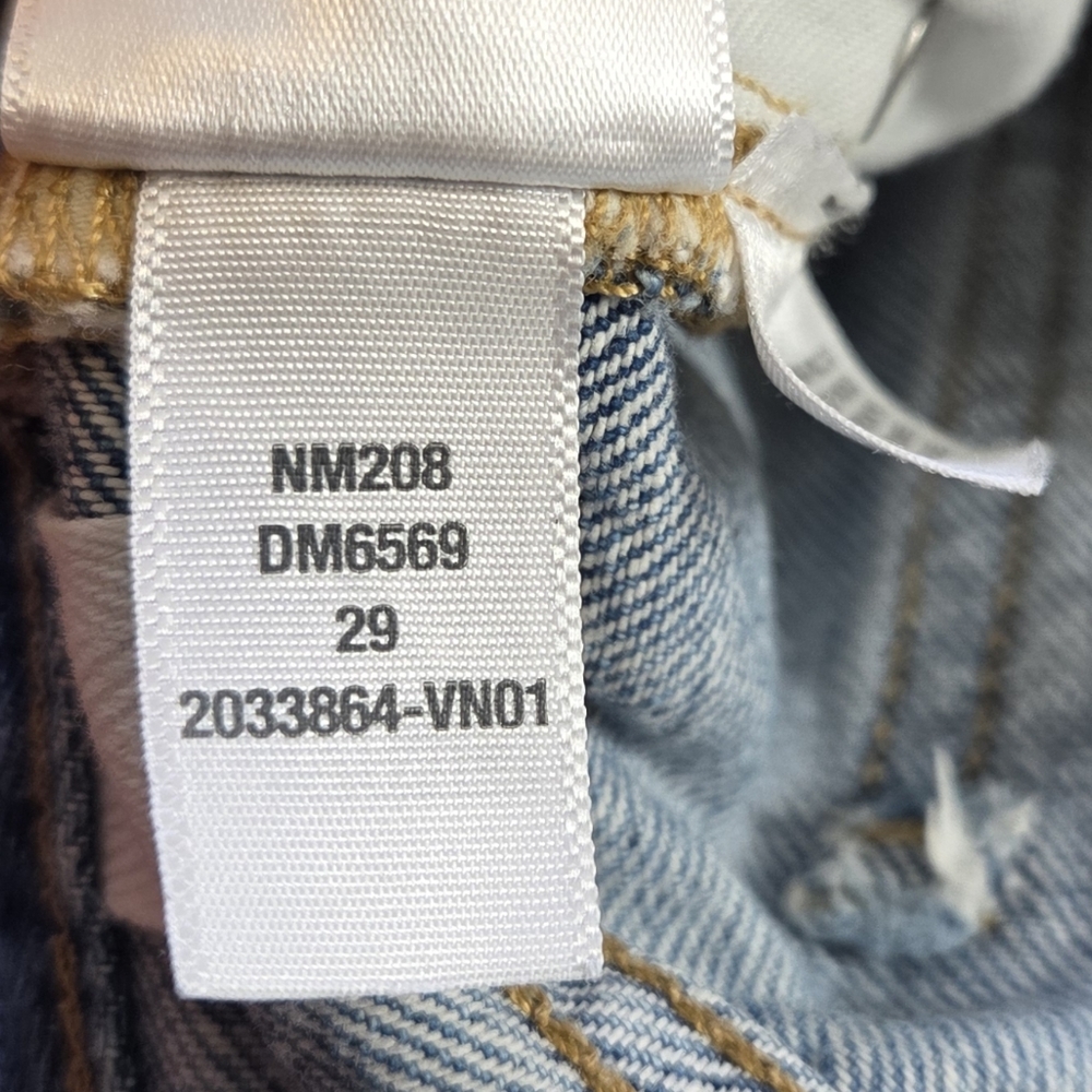 Madewell Low-Slung Straight Jeans olvera wash Rigid Size 29 - Picture 7 of 7